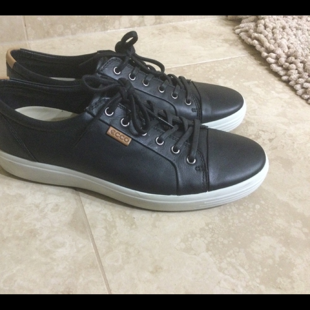 ECCO Men's Leather Sneakers - Size 43 / 10